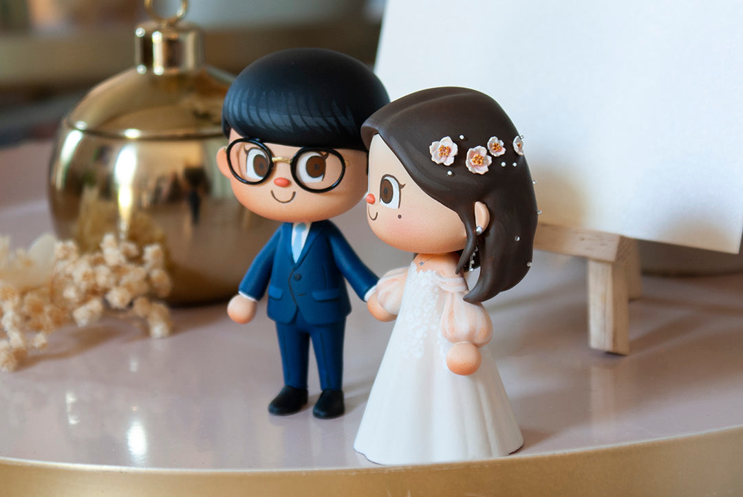 Animal Crossing Wedding Cake Topper