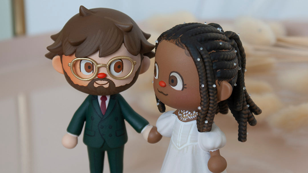 Animal Crossing Wedding Cake Topper