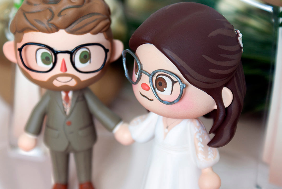 Animal Crossing Wedding Cake Topper