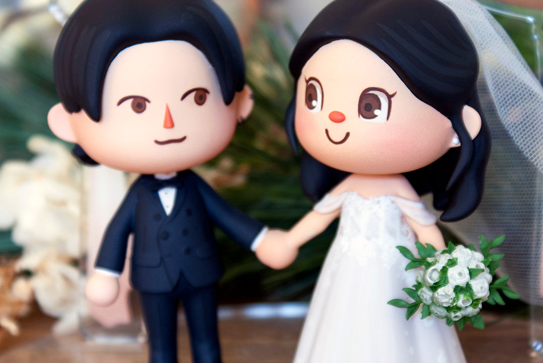 Animal Crossing Wedding Cake Topper