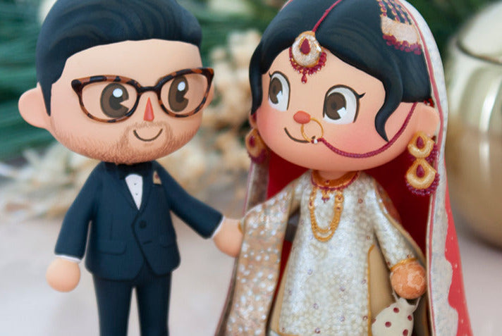 Animal Crossing Wedding Cake Topper
