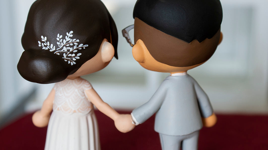 Animal Crossing Wedding Cake Topper