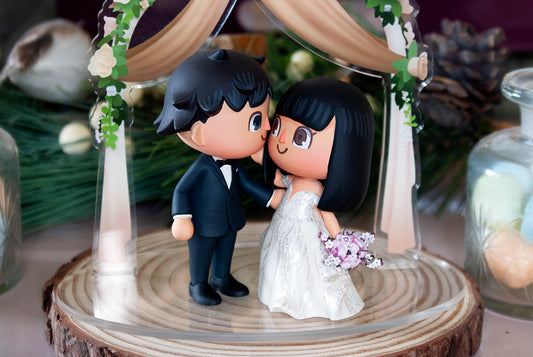 Animal Crossing Wedding Cake Topper