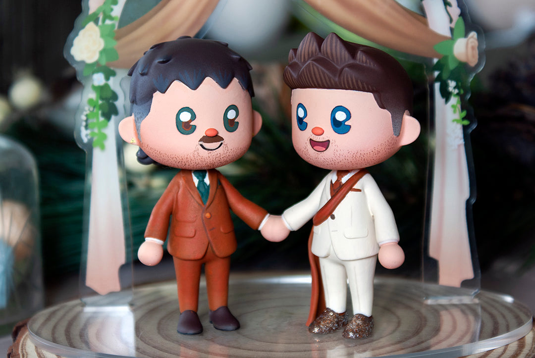 Animal Crossing Wedding Cake Topper