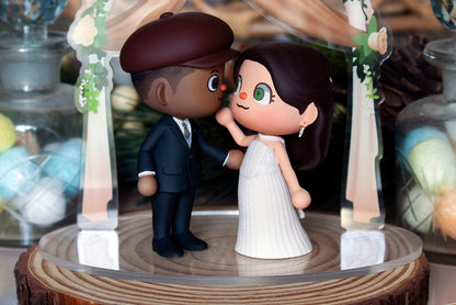 Animal Crossing Wedding Cake Topper