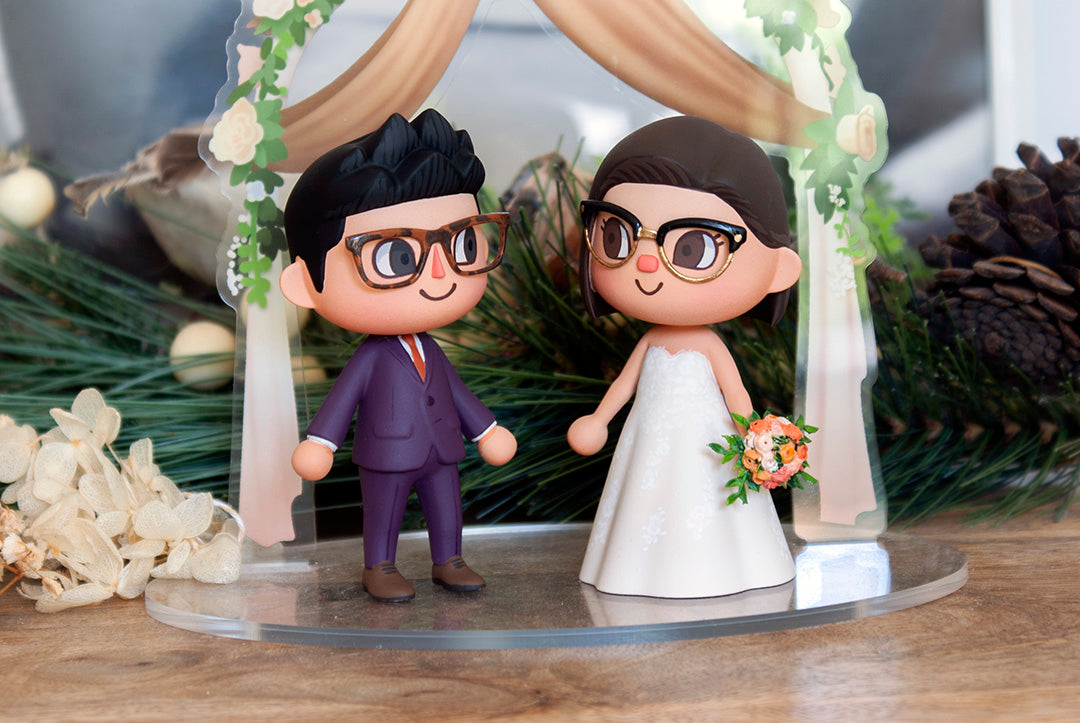 Animal Crossing Wedding Cake Topper