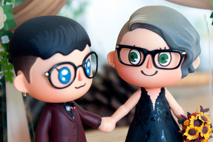 Animal Crossing Wedding Cake Topper