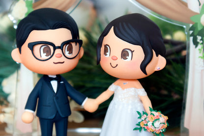 Animal Crossing Wedding Cake Topper