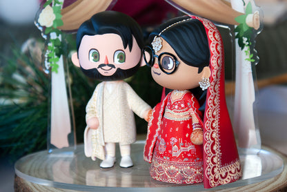 Animal Crossing Wedding Cake Topper