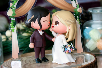 Animal Crossing Wedding Cake Topper