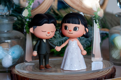 Animal Crossing Wedding Cake Topper